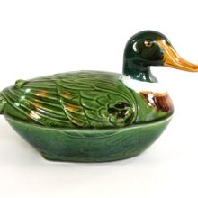 Vintage terrine eend keramiek - Michel Caugant