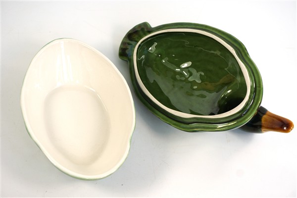 Vintage terrine eend keramiek - Michel Caugant