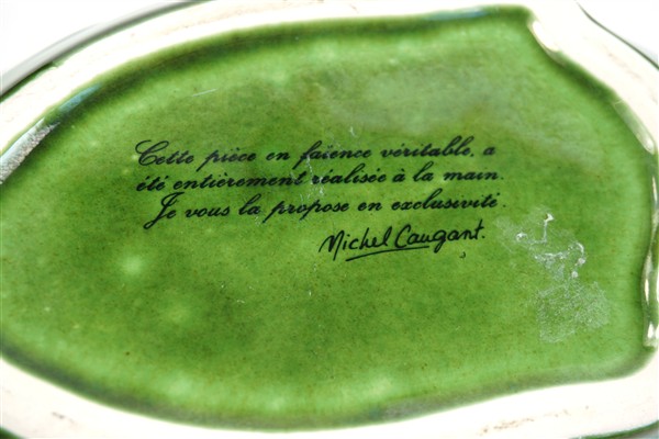 Vintage terrine eend keramiek - Michel Caugant