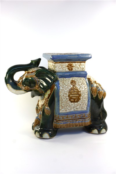 Vintage olifant keramiek aardewerk