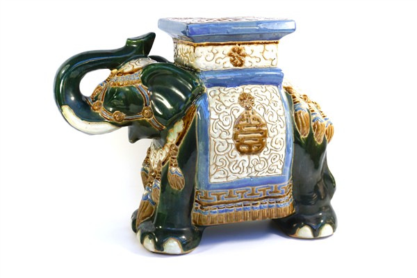Vintage olifant keramiek aardewerk