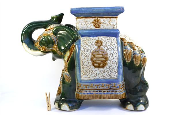 Vintage olifant keramiek aardewerk