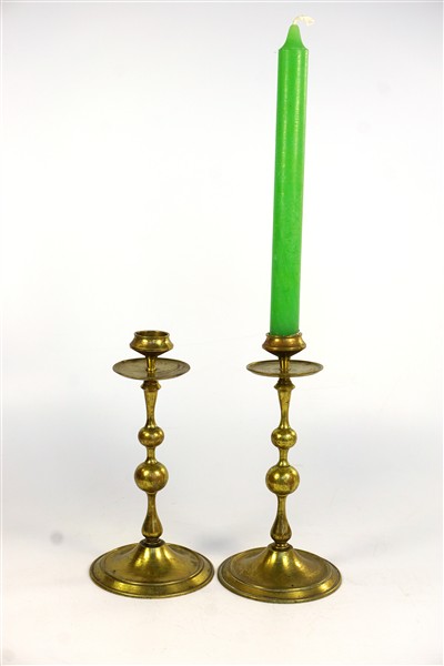 2 vintage Franse kandelaars