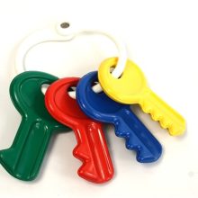 Vintage rammelaar sleutels Ambi Toys