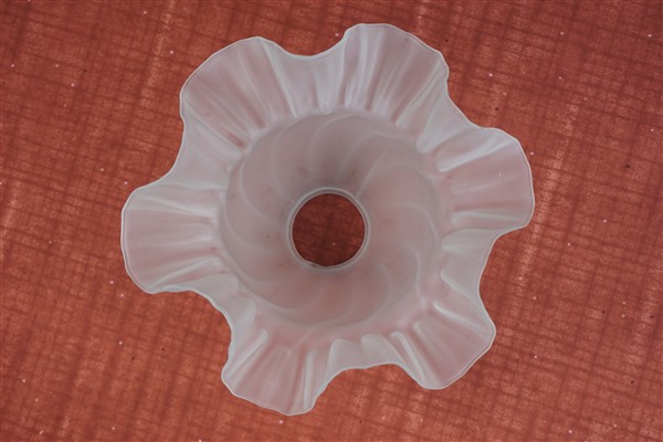 Vintage lampenkapje melkglas
