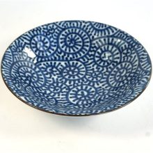 Schaaltje blauw-wit