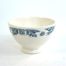 Klein schaaltje blauw-wit