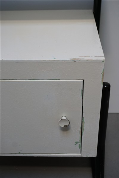Vintage nachtkastje buisframe Bauhaus