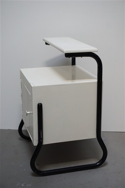 Vintage nachtkastje buisframe Bauhaus