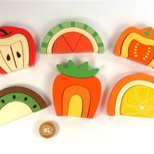 Fruit puzzels hout