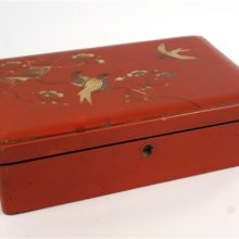 Vintage houten lakdoos Japan