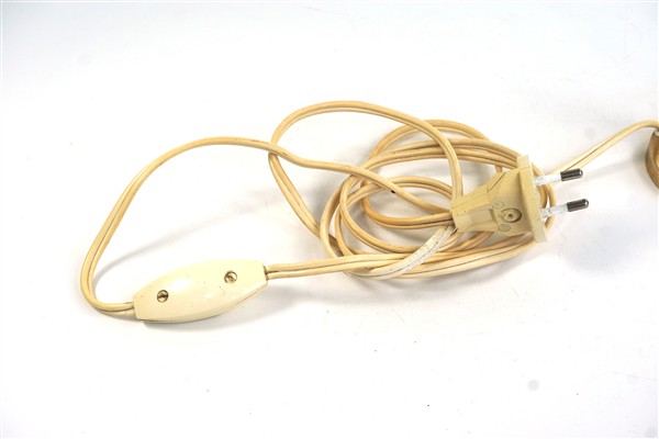 Vintage tafellampje messing voet
