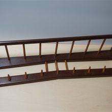 Vintage houten kapstok Electimeufa