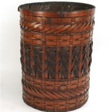 Vintage prullenbak-plantenmand