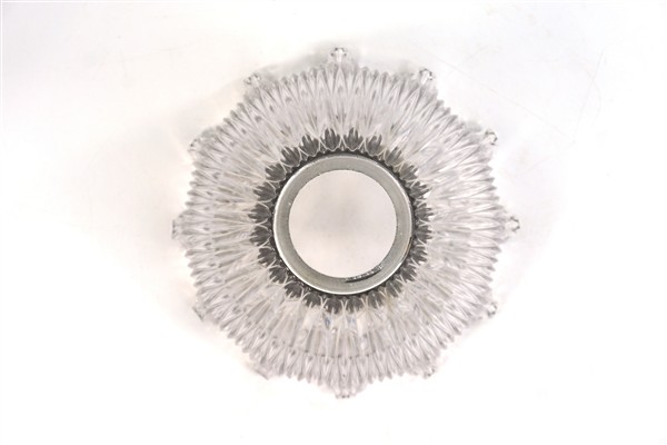 Vintage helder glas holophone lampenkap